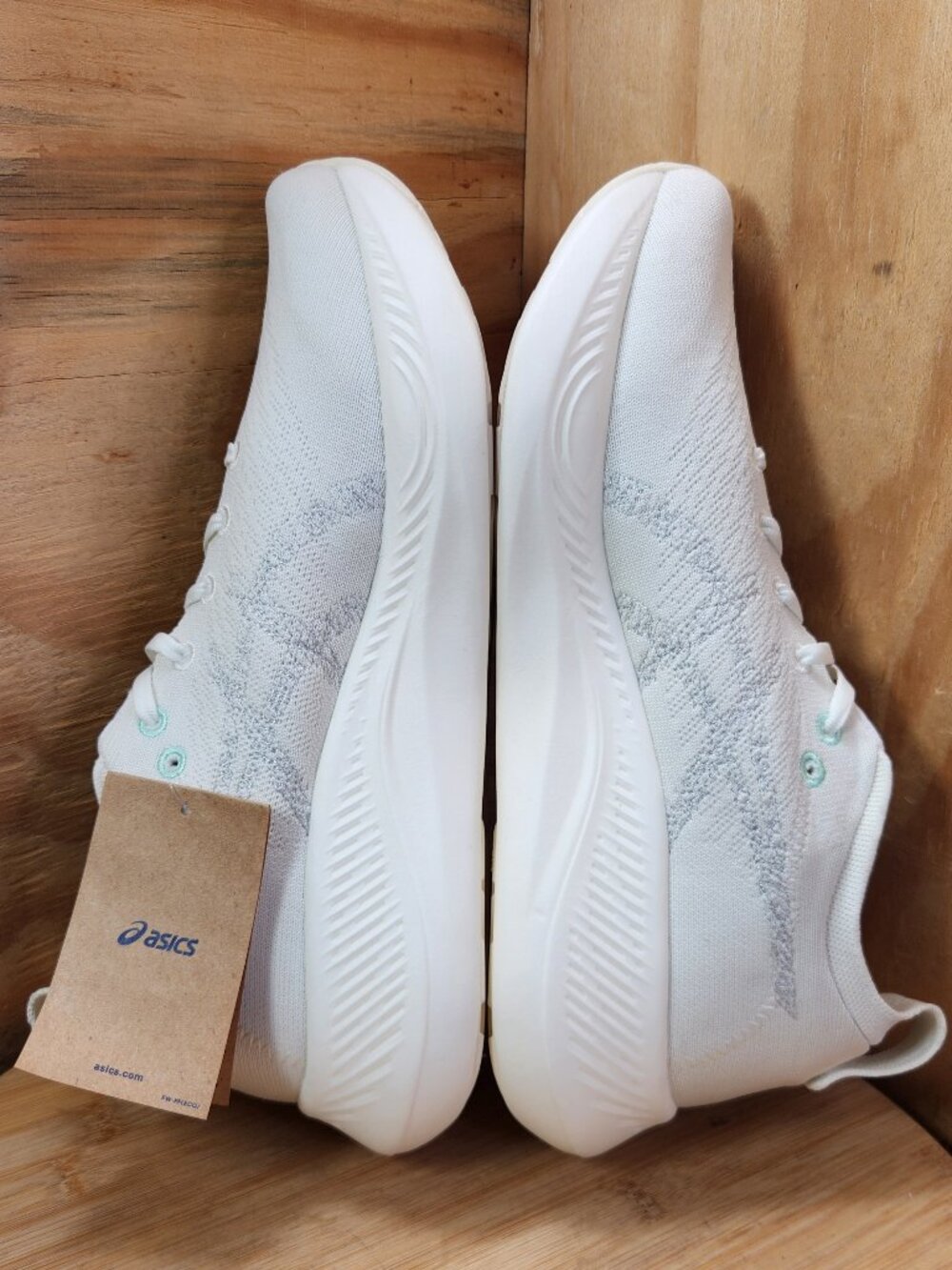 New Asics Nimbus Mirai Mens White Running Shoes Sneakers Size 10.5 - Picture 7 of 9